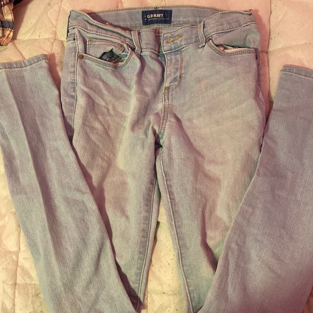 Old Navy Super Skinny Light Wash Jeans Size 14